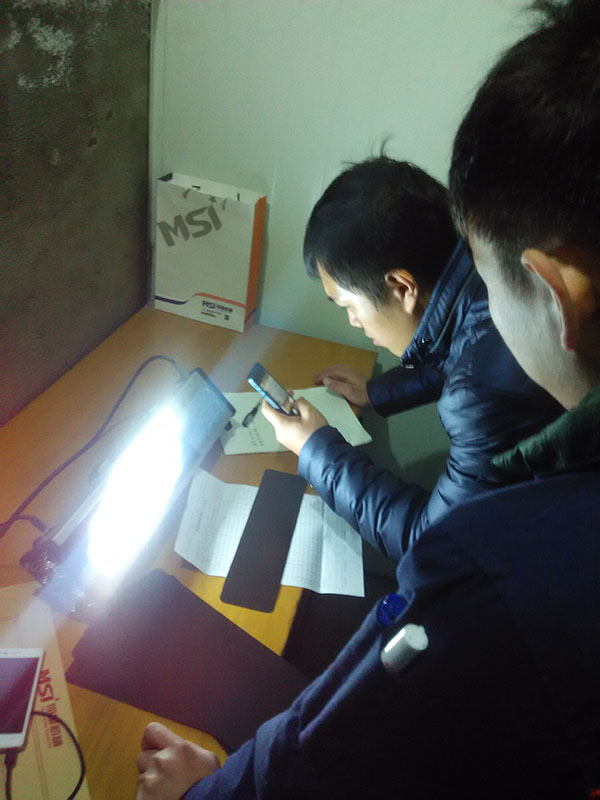 客戶檢查我公司X射線探傷資料。